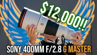 Sony's MOST EXPENSIVE G MASTER LENS | Sony a9 a7III a7RIII a7SII a6500 a6400 a6300 a6000