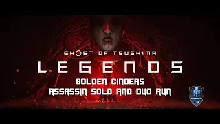 Ghost of Tsushima: Legends - Nightmare Story - Golden Cinders - Assassin Solo and duo Run for Helmet