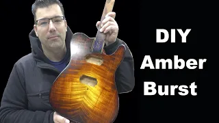 DIY Amber Burst on Flame Maple with Angelus Dyes - Full Masterclass