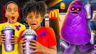 DJ & KYRIE DRINK MCDONALD'S GRIMACE SHAKE, THE PRINCE FAMILY NEEDS HELP!