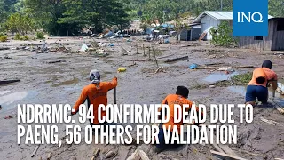 NDRRMC: 94 confirmed dead due to Paeng, 56 others for validation