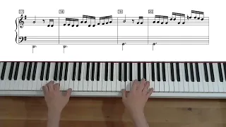 Michel Legrand - Les moulins de mon coeur - Niveau Débutant - Piano (avec partition)