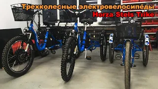 Трехколесные электровелосипеды Horza Stels Trike - трехлетию модели посвящается