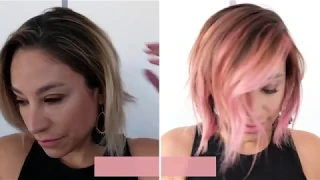 How to Rose Gold Balayage Tutorial