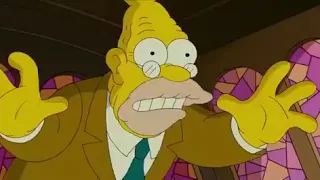 The Simpsons Movie Grandpa Simpson Goes Crazy