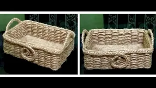 How to make a Jute Rope Basket