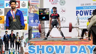 MY FIRST NATIONAL MEDAL | 74 KG POWERLIFTING | POWERLIFTING NATIONALS 2022