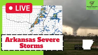 LIVE STORM CHASING: Severe Storms in Arkansas! Saturday, April 15th, 2023