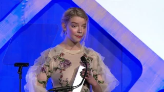 Anya Taylor-Joy winning the Breakthrough Actor Gotham Award for THE WITCH