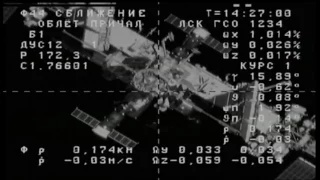 Russian Progress Spacecraft Docks with Space Station