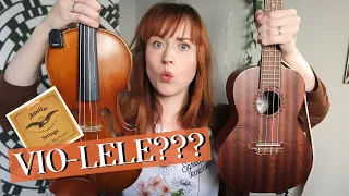 I tuned my ukulele like a violin!