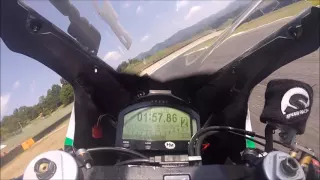 Fast Lap in Mugello (1:57) Onboard PRORIDE Honda CBR1000RR at Speer Cup (onboard)