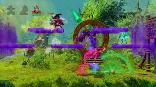 Trine 4 The Nightmare Prince - The Blueberry Forest Gameplay Playthrough Video