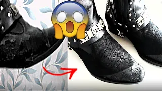 How to save and restore your peeling shoes! Fix and repair shoe cracks! quick and easy tutorial