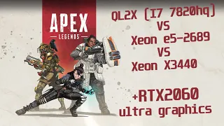 "Apex Legends" QL2X vs E5-2689 vs X3440