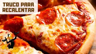 TRUCO para Recalentar Pizza sin Microondas 🍕 ¡EN SARTÉN!