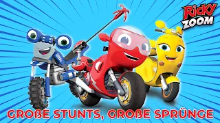 ⚡️Ricky Zoom Deutsch⚡️| Große Stunts, große Sprünge | Doppelter Spielfilm | Cartoons für Kinder