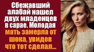 Сбежавший алабай нашел двух младенцев в сарае. Молодая мать замерла от шока, увидев, что тот...