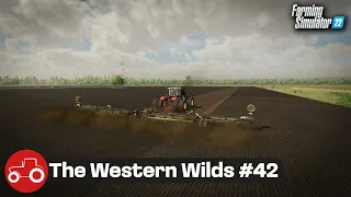 Rolling Fields With The Mandako 5 Plex & Sowing Barley - The Western Wilds #42 FS22 Timelapse