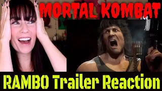 Mortal Kombat 11 Ultimate - RAMBO GAMEPLAY Trailer - Reaction!
