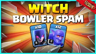 MASS WITCH ATTACK TOWN HALL 11 IS INSANE! | Witch Bowler Spam | Best TH11 Attack Strategies in CoC