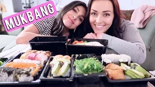 Sushi Mukbang ❤ met Anna Nooshin | Beautygloss