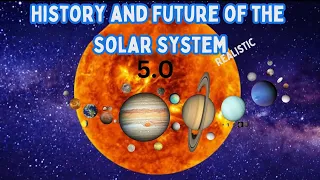 History Future of The Solar System Universe Size Comparison 🌍 🪐 ✨ 🌙 #space #planets #universe #solar