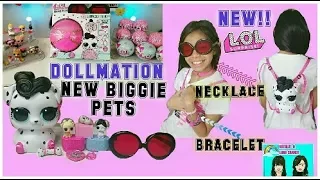 LOL SURPRISE BIGGIE PETS UNBOXING- PET DOLLMATION COLOR CHANGE BABY PETS - LOL PETS TOYS FOR KIDS