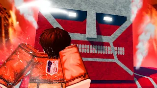 NESSE NOVO JOGO DE ATTACK ON TITAN DE ROBLOX VOCÊ PODE JOGAR COM 𝗧𝗢𝗗𝗢𝗦 OS TITÃS (MUITO COMPLETO)