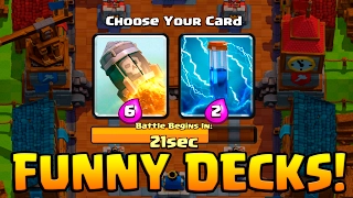 FUNNY ''DRAFT MODE'' DECKS! :: Clash Royale :: THE BEST CHALLENGE IN CLASH ROYALE!