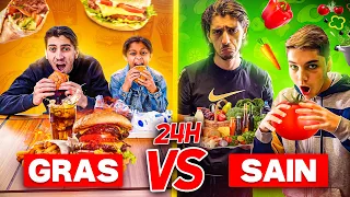 ON MANGE HYPER GRAS VS SAIN PENDANT 24H ! 🍕🍩