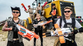 LTT Game Nerf War : The Police Duo Destroy Criminal Group Warriors SEAL X Nerf Guns Fight Mr Zero