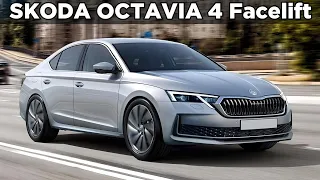 New SKODA OCTAVIA 4 Facelift (2024) - RENDERS