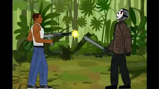 Cj vs Jason Voorhees | Animation