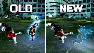 Old vs New MUI Goku Dodge Animation(Free Update 1.21) -  Dragon Ball Xenoverse 2