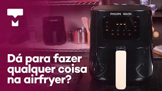 Testando receitas incomuns nas novas AirFryers Philips Walita