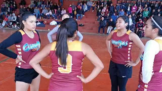 Final entre los equipos Guerreras va Fénix en el torneo de San Sebastián Rio Hondo Miahuatlan Oaxaca