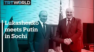 Lukashenko meets Putin in Sochi after month of protests