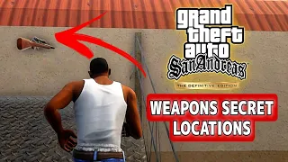 GTA San Andreas Definitive Edition Weapons All New Secret Locations 🔫🔥