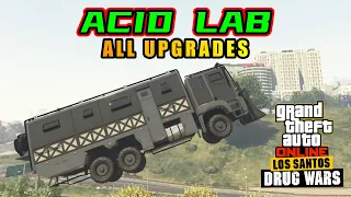 Acid lab all upgrades all weapons, test drive and damage test gta online