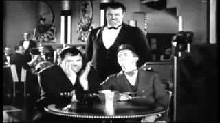 Funny scene which was cut from the original release of BLOTTO starring Laurel and Hardy