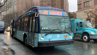 West Side-West End Av Bound 2019 Novabus LFSA 5588 M86 SBS From 92nd St To West End Av