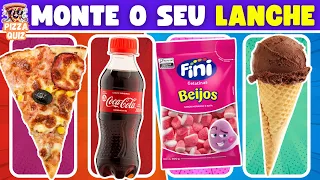 🍕🧁 MONTE SEU LANCHE | Faça a sua escolha | #quiz