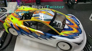 Xray X4 2022 (17.5T Stock & 21.5T USGT Blinky MODE 12/19/21 at 360 V2 Indoor Carpet Track)