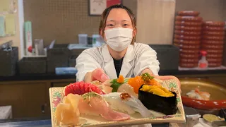 18 Year old Sushi Chef DEBUT! Can She Run The Business?