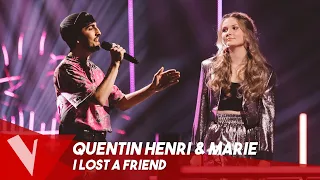 Finneas - 'I lost a friend' ● Quentin Henri & Marie Alexandre | Duels | The Voice Belgique Saison 9