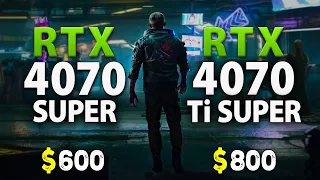 RTX 4070 SUPER vs RTX 4070 Ti SUPER - Test in 15 Games | 1440p