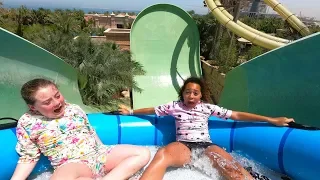 SCARY WATERPARK WATERSLIDES IN DUBAI!!