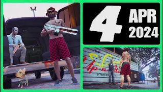 The Gun Van location & Street Dealers today April 4 2024 in GTA 5 (no RAILGUN this week)