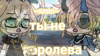 ~Клип~»Ты не Королева» ›гача лайф› :›сори я забыла исполнителя:›